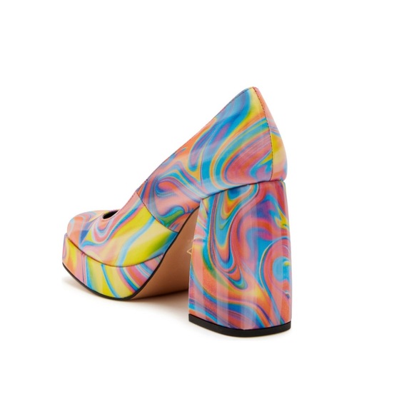 Katy Perry The Uplift Platform Pump, Rainbow Multi Size 11M /41 NWT (Sold Out) - Picture 3 of 10